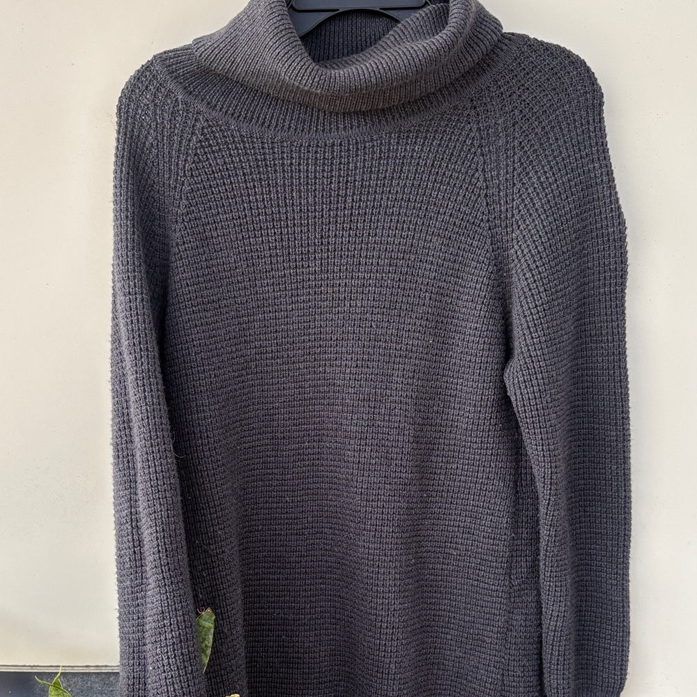 Wilfred Dark Gray Cowl Neck Sweater